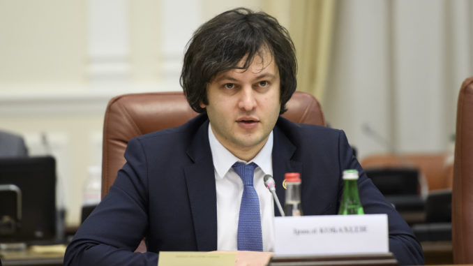 Irakli Kobakhidze and Volodymyr Groysman 07 Irakli Kobakhidze