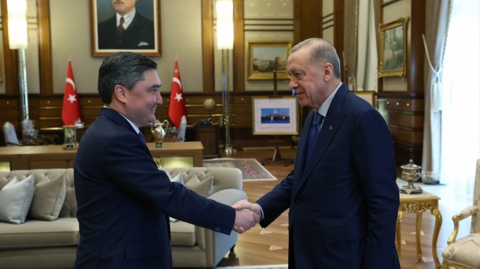 Recep Tayyip Erdogan et Oljas Bektenov